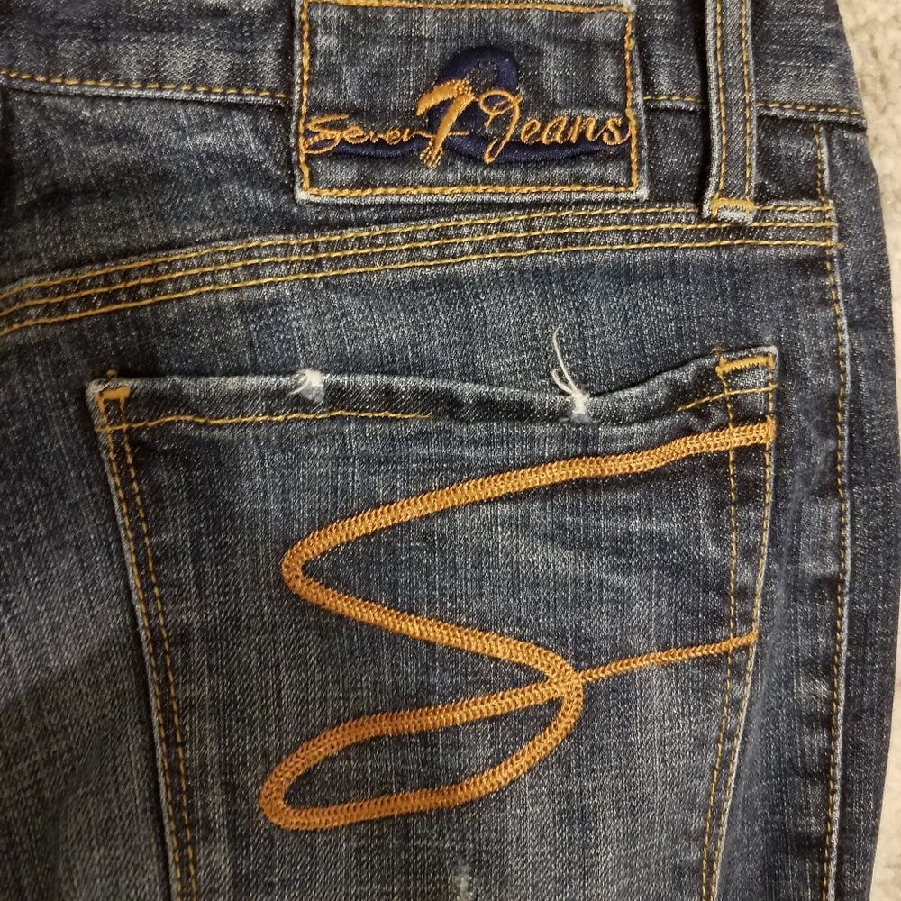 Seven 7 Jeans "Gold Digger" Size 33